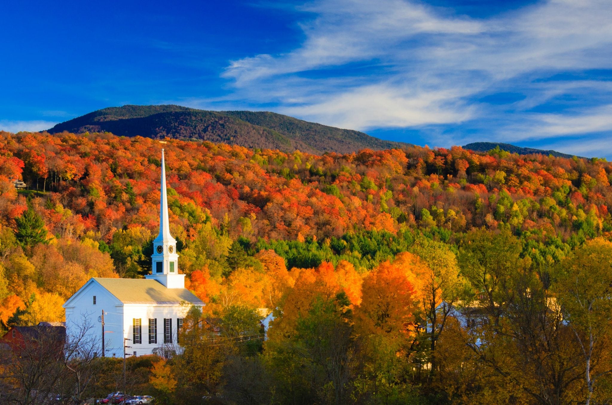 Stowe Fall Church Foliage Shutterstock medium